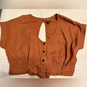 Patagonia Rust Button-Up Shirt